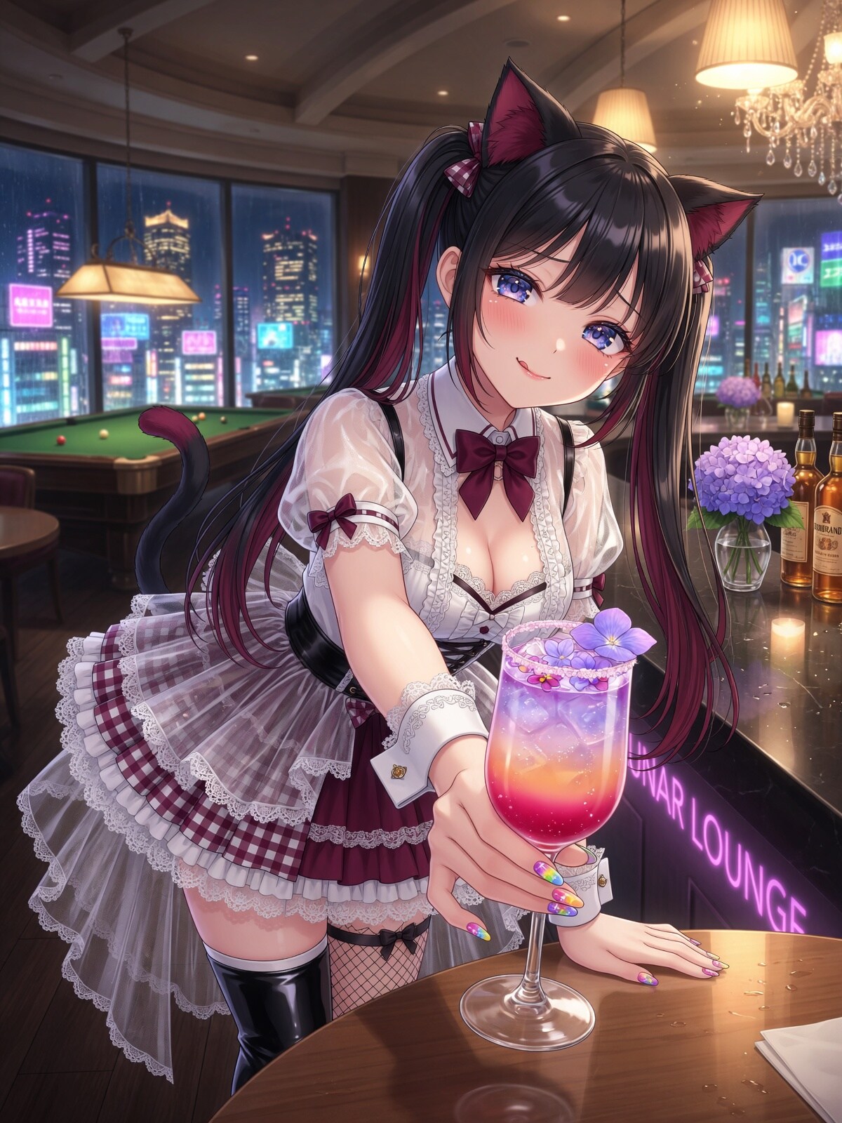 黒ツイにゃん