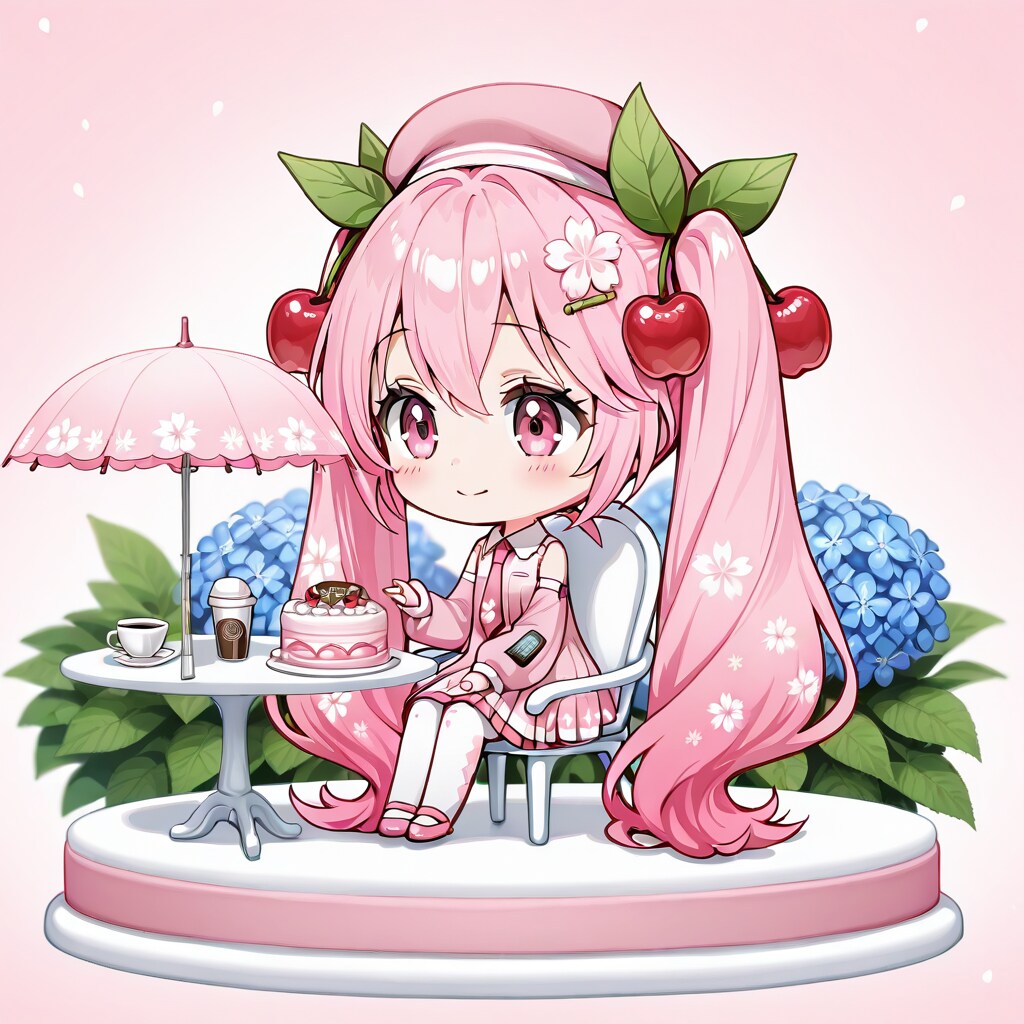 ちび桜ミクの甘ロリ