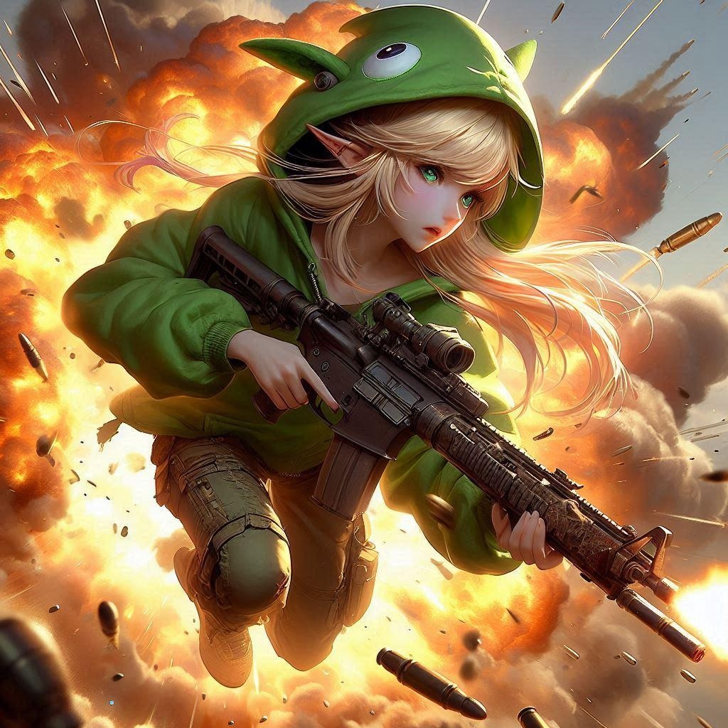 エルフさん突撃！