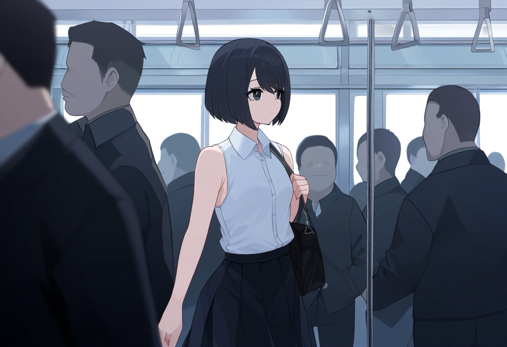 お散歩の女の子