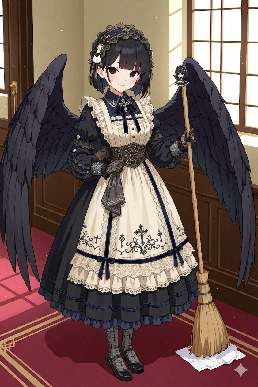 Geminiで強化してもらったゴスロリメイド