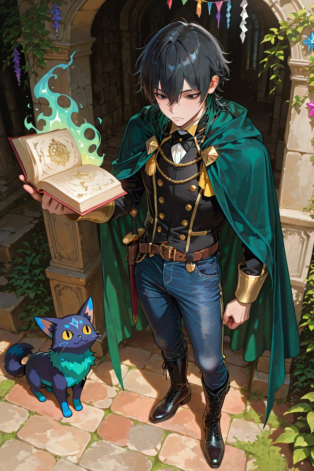 大きな青年男性魔導師26.5.29-1 | の人気AIイラスト・グラビア