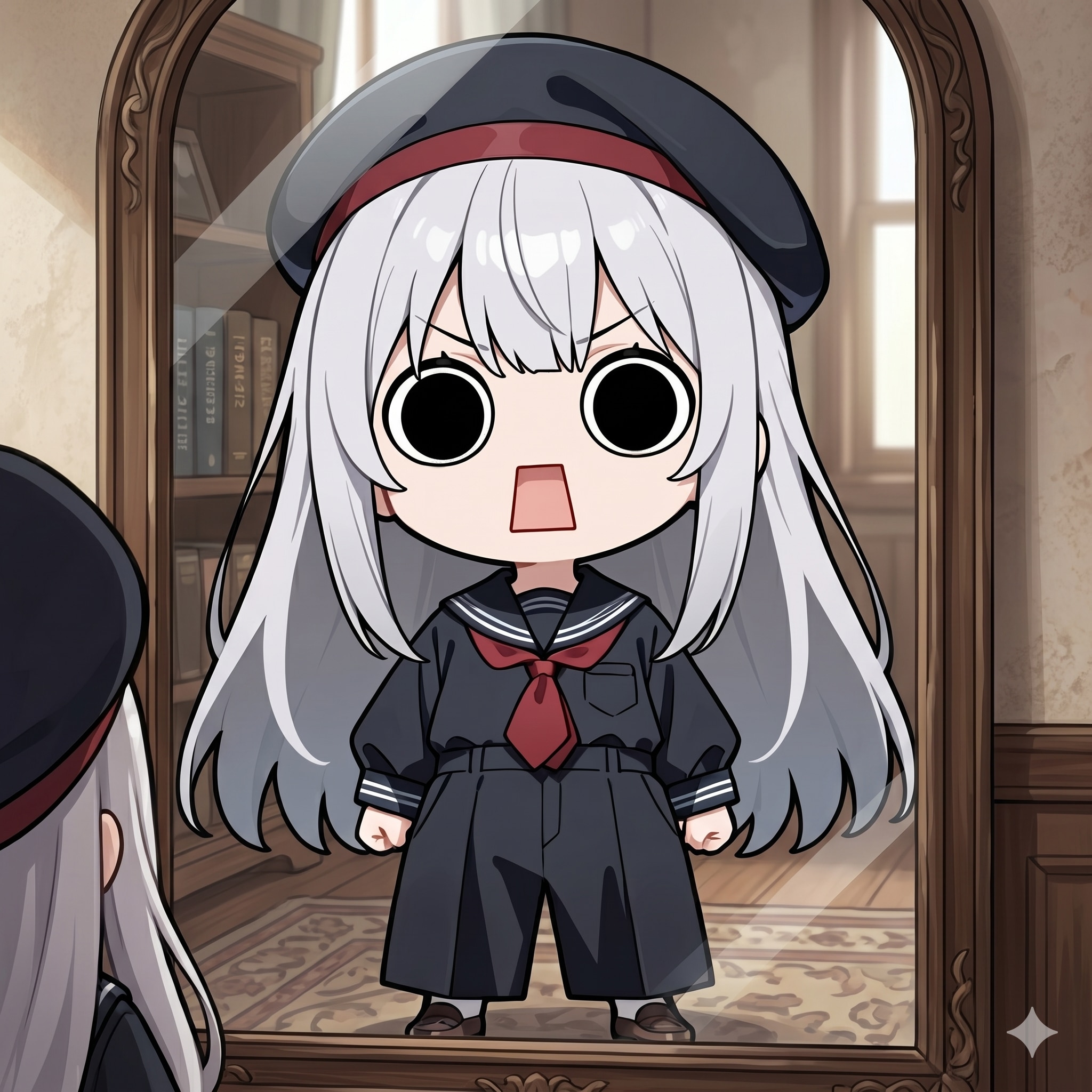 鏡の中のえらいこっちゃ嬢
