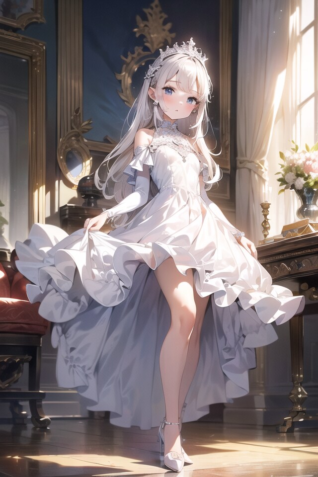 白ドレス