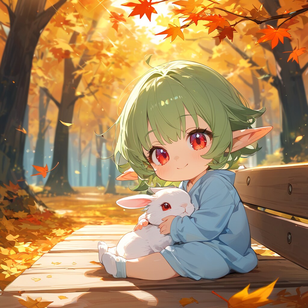 珍しく産まれたエルフの赤ちゃん