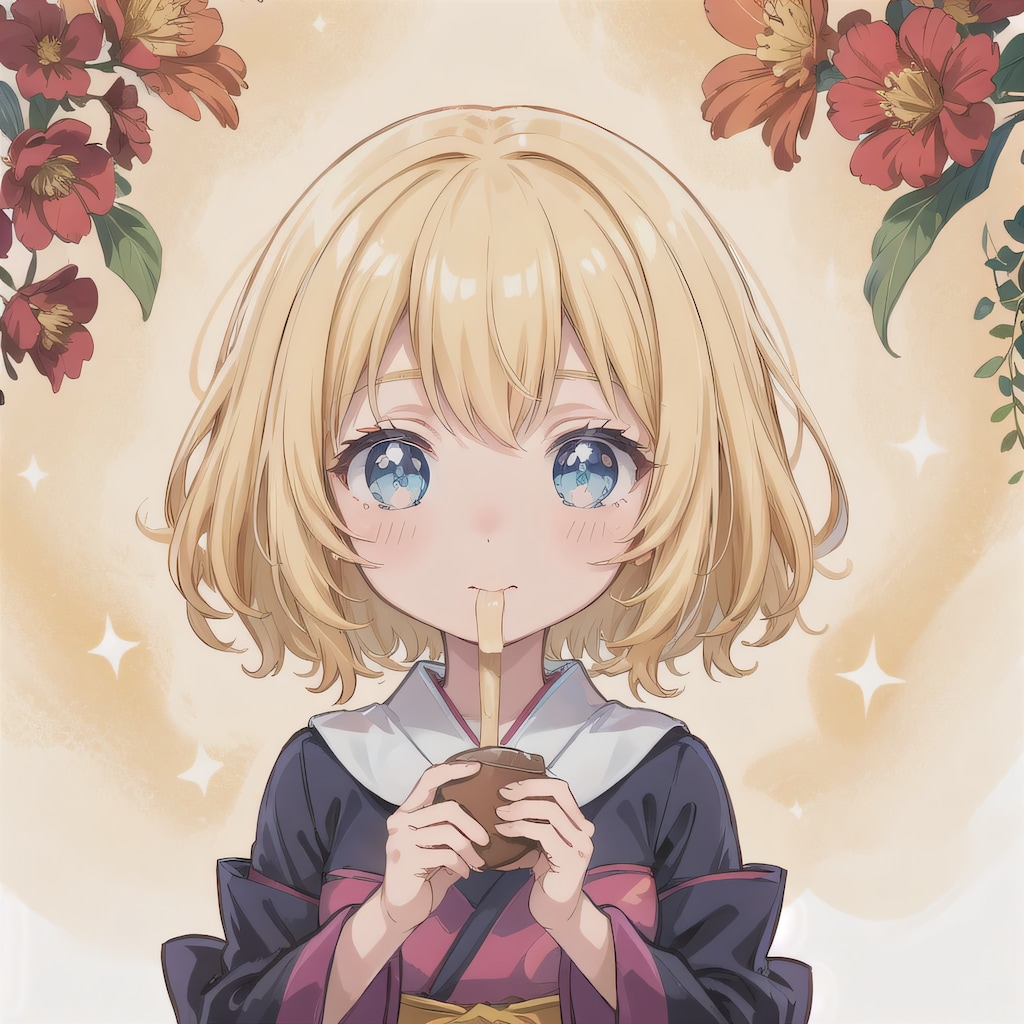 金髪ボブのミニキャラ４