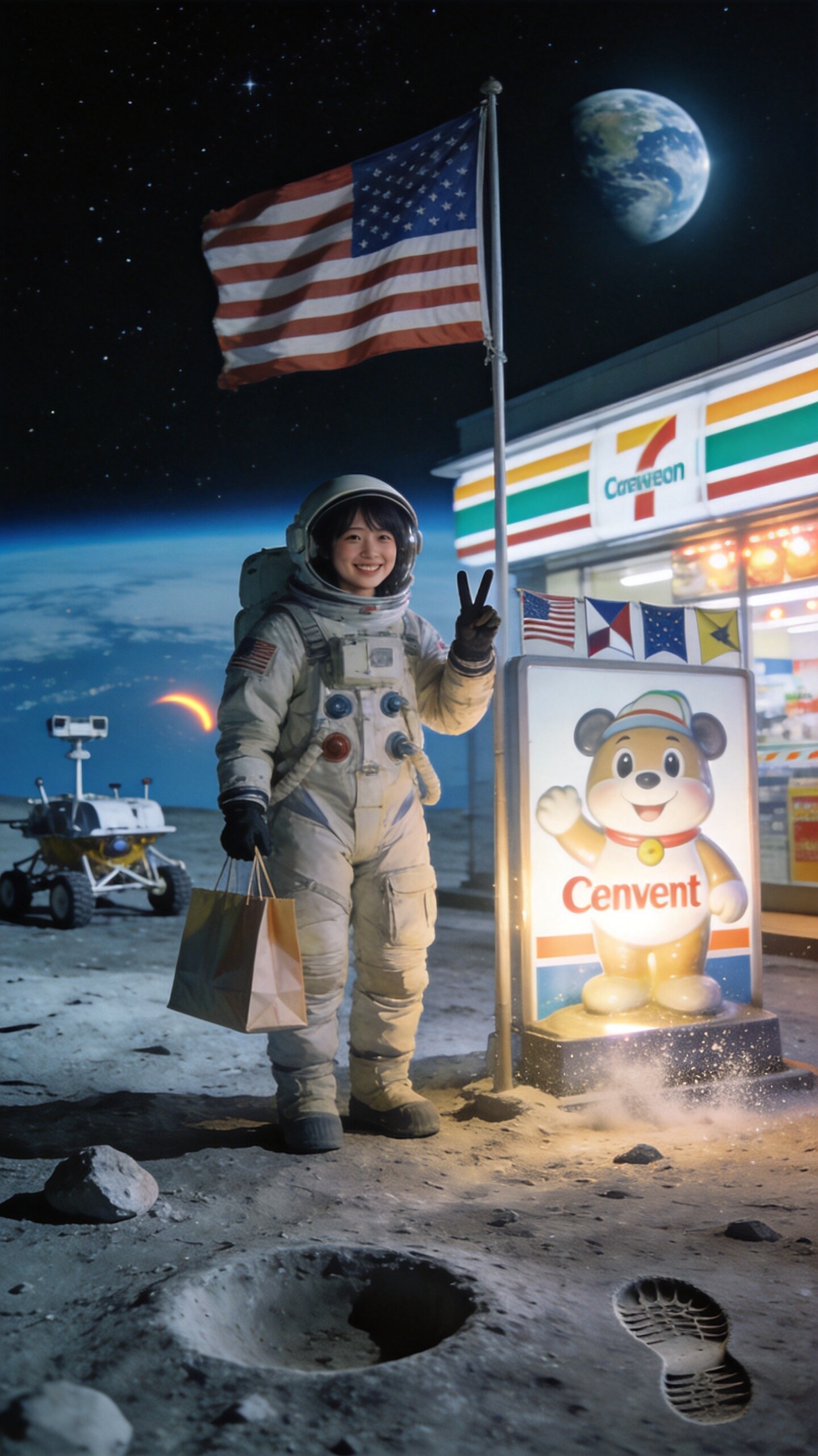Convenience Store on the Moon
