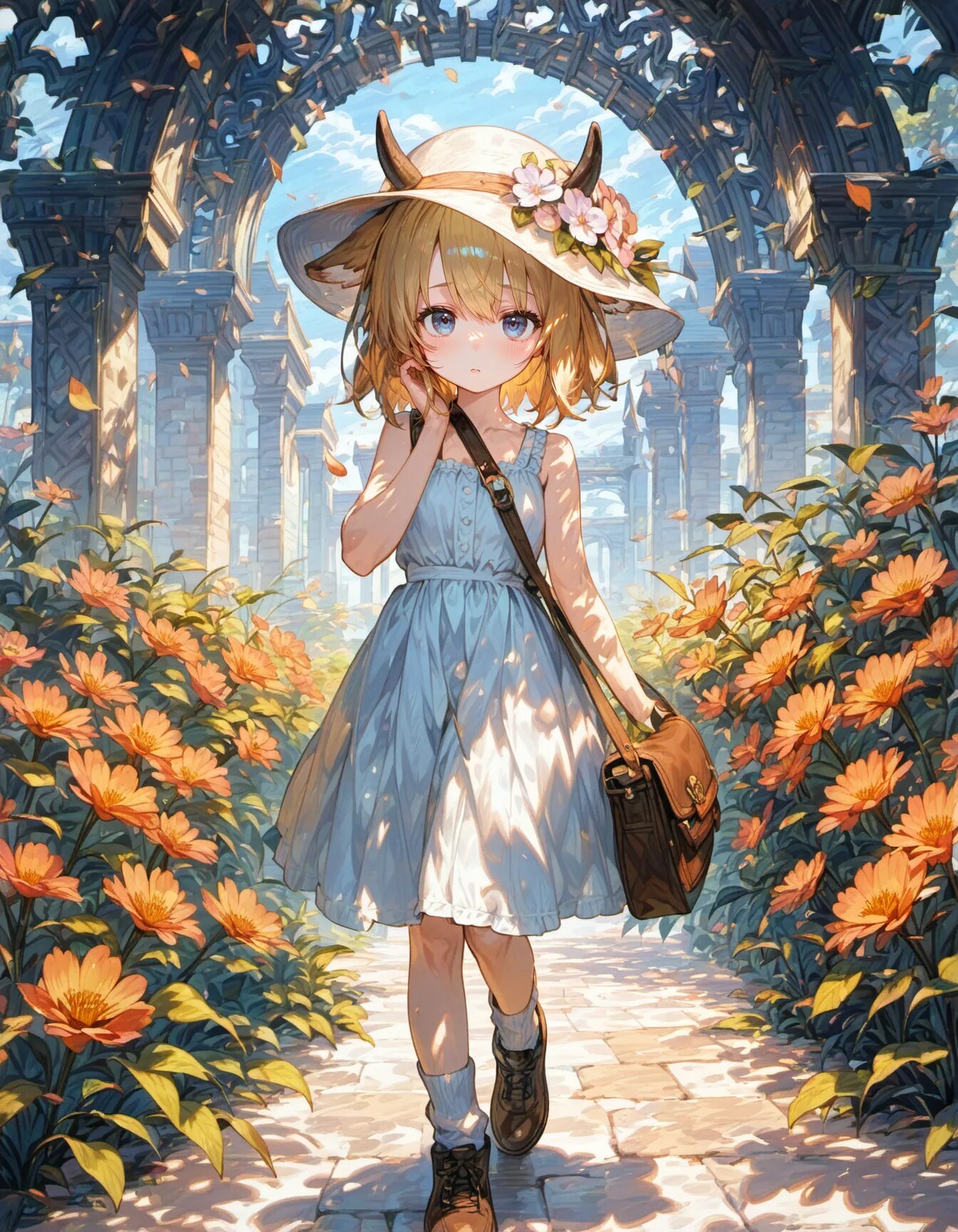 The Girl Who Walked Through Ruins | の人気AIイラスト・グラビア