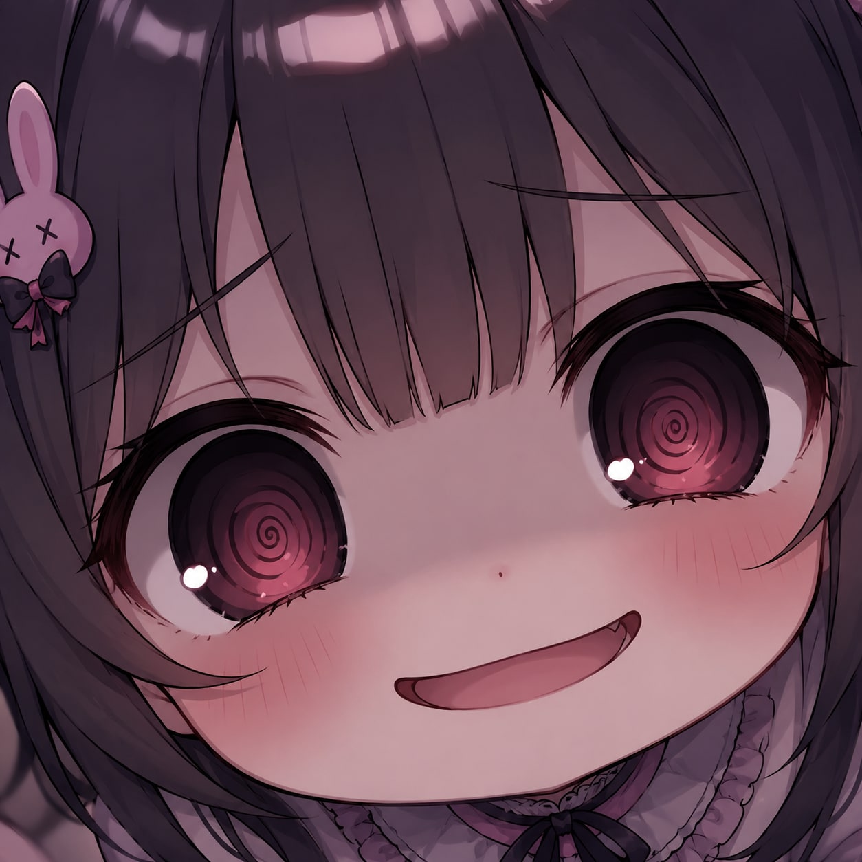 カメラを覗き込んでくるお姉さん【#顔面どアップ】