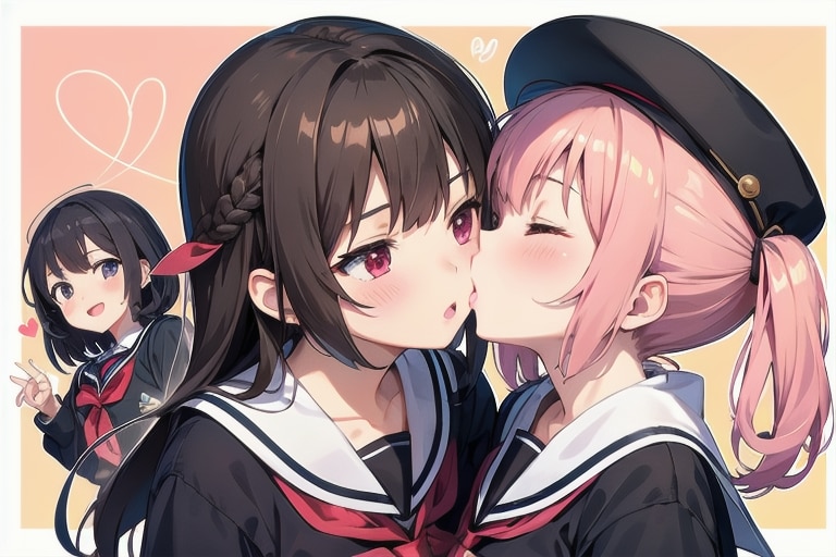 百合キス