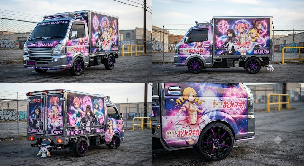 まどマギ痛車キャリイトラック