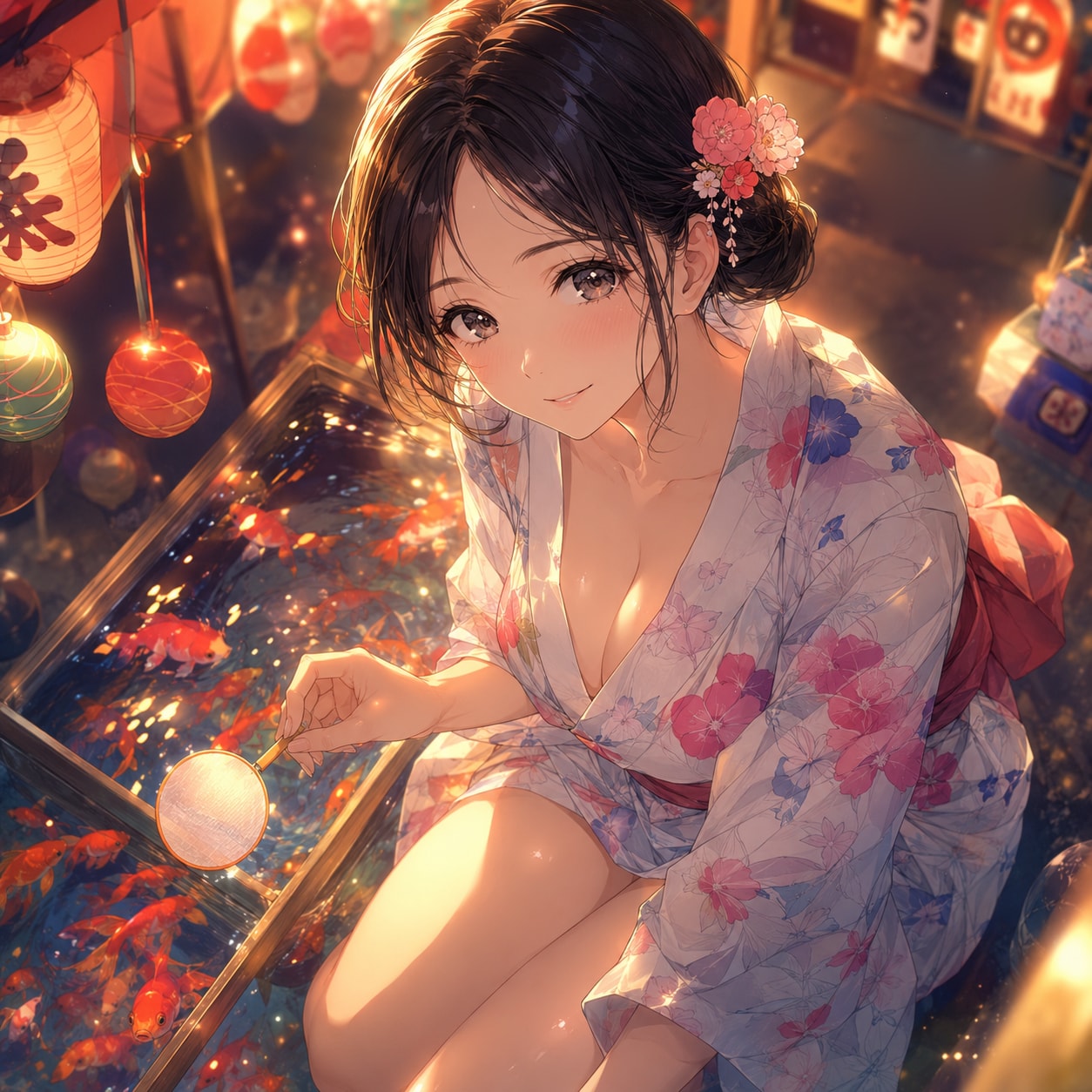 夏祭りの夜