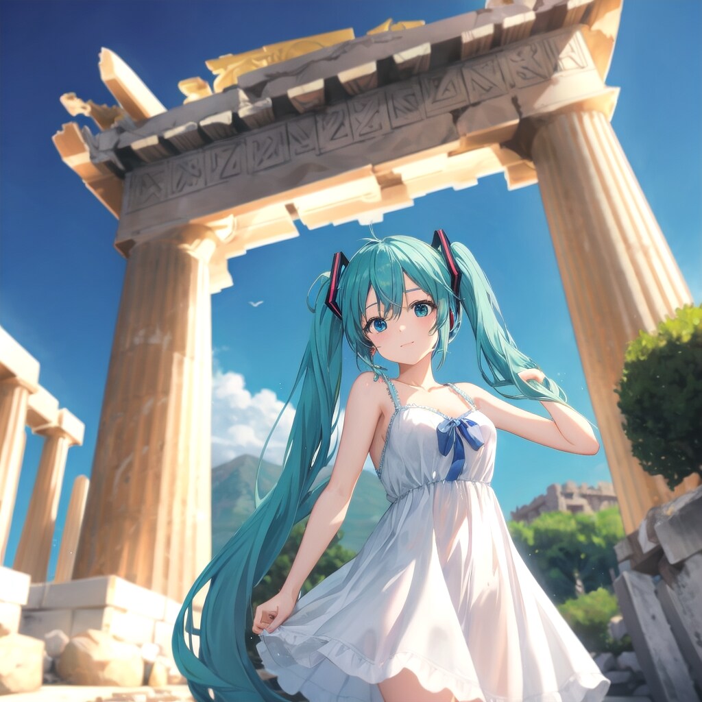 ミクのギリシャ旅行