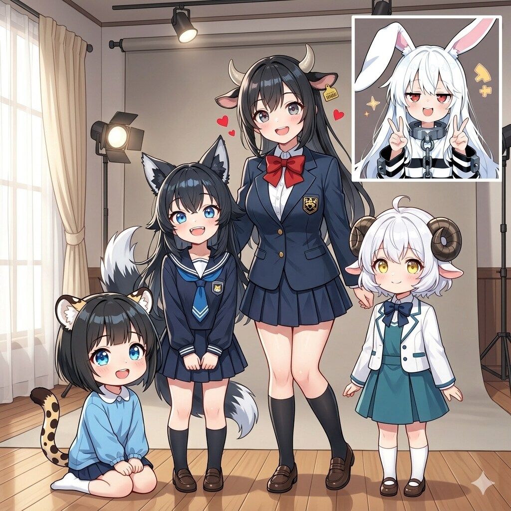 うちのケモミミ少女たち