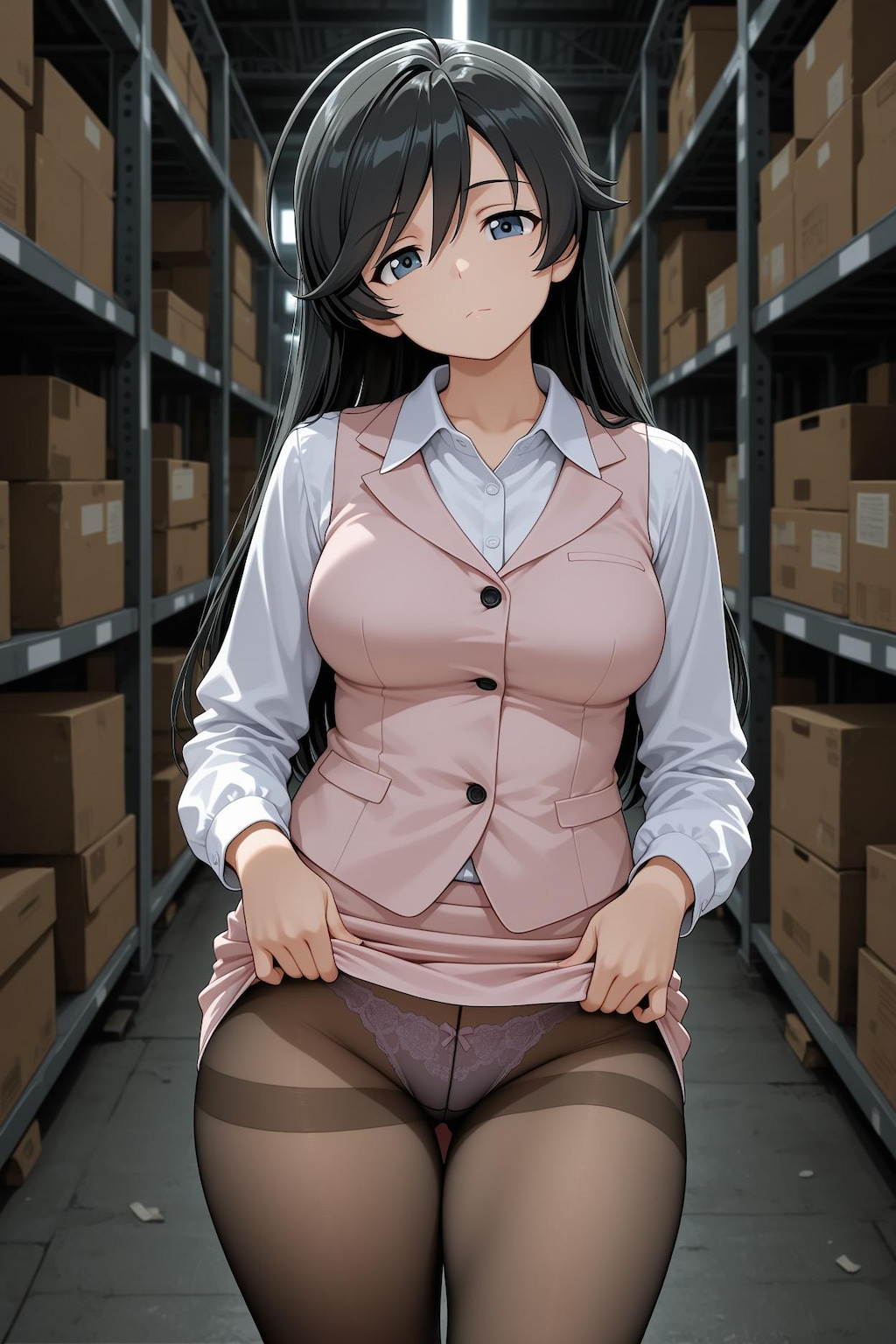 笑顔の彼女が