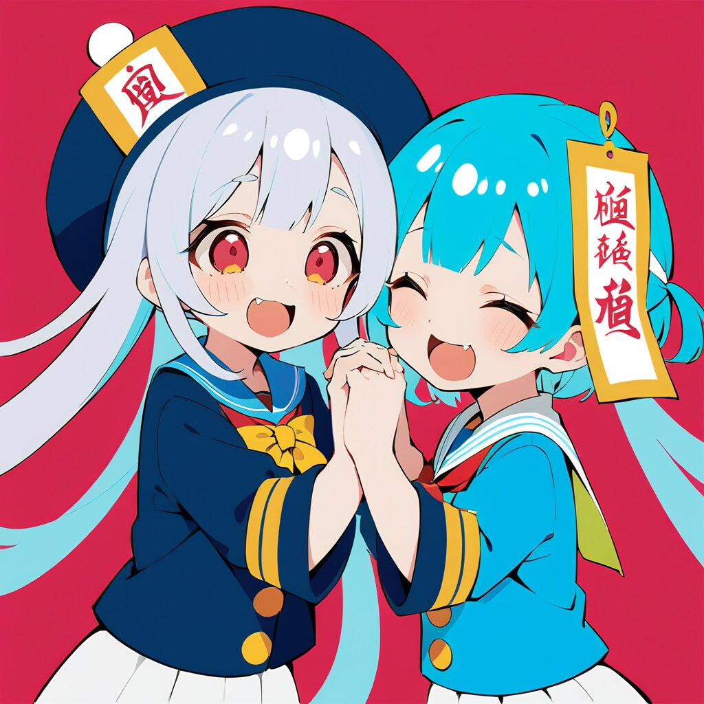 なかよしキョンシーガールズ | の人気AIイラスト・グラビア