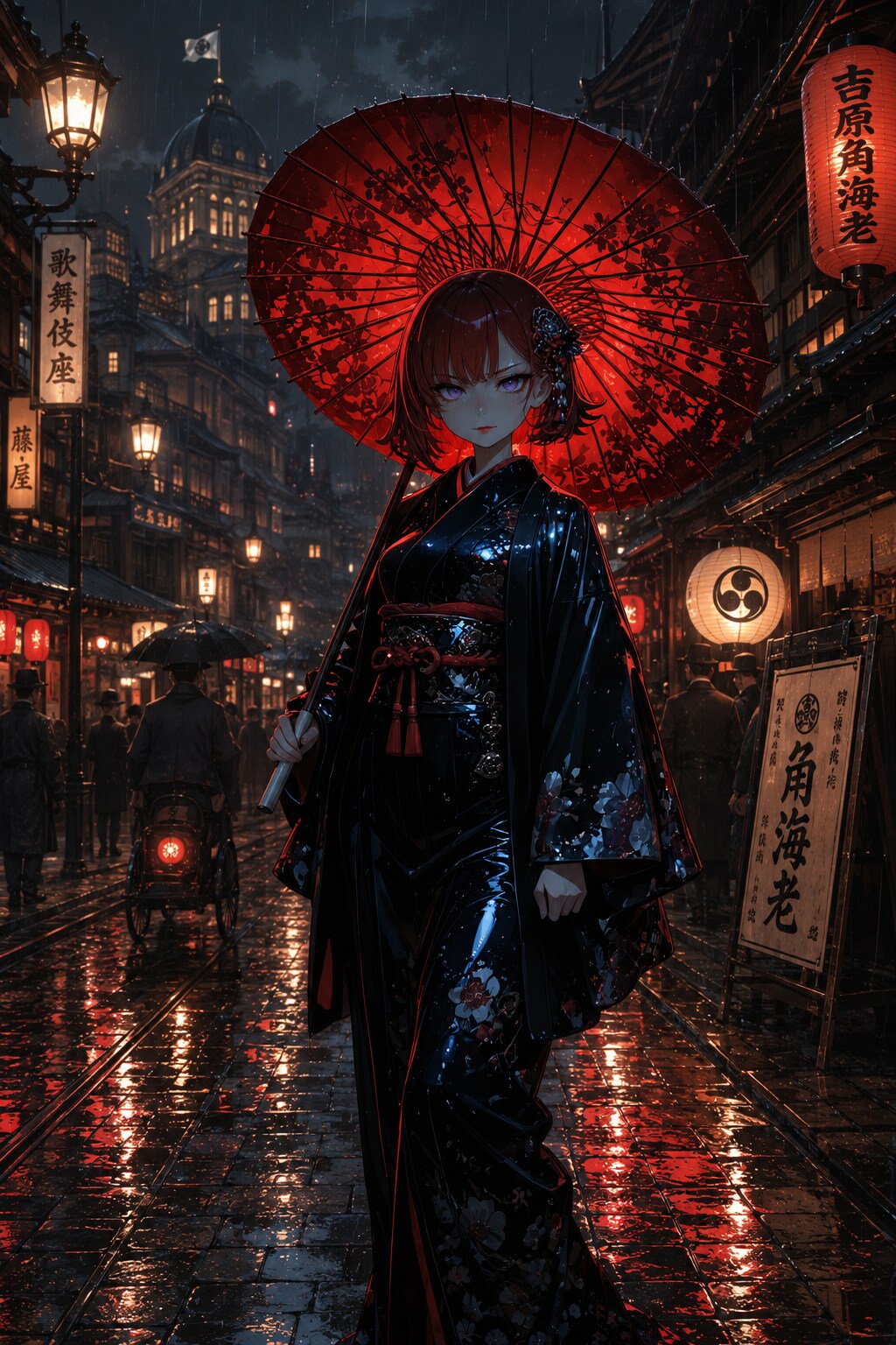 帝都に咲く紅 | の人気AIイラスト・グラビア