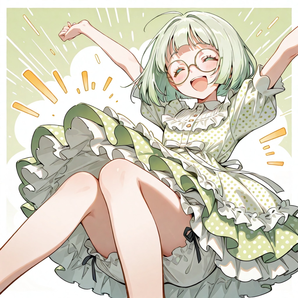 おてんばメガネお嬢様👓 | の人気AIイラスト・グラビア