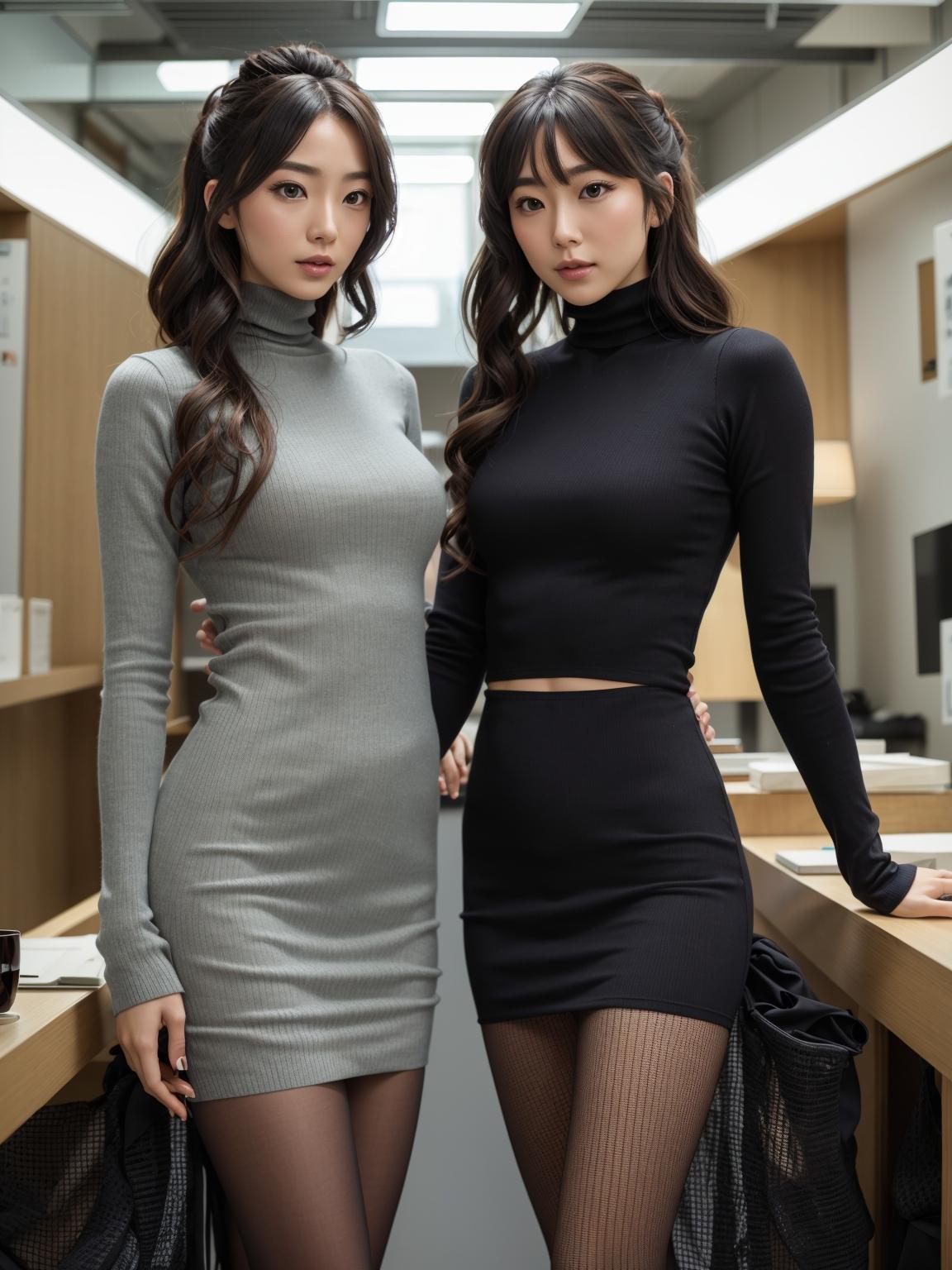 halterneck bodycon office ladies♫ 2