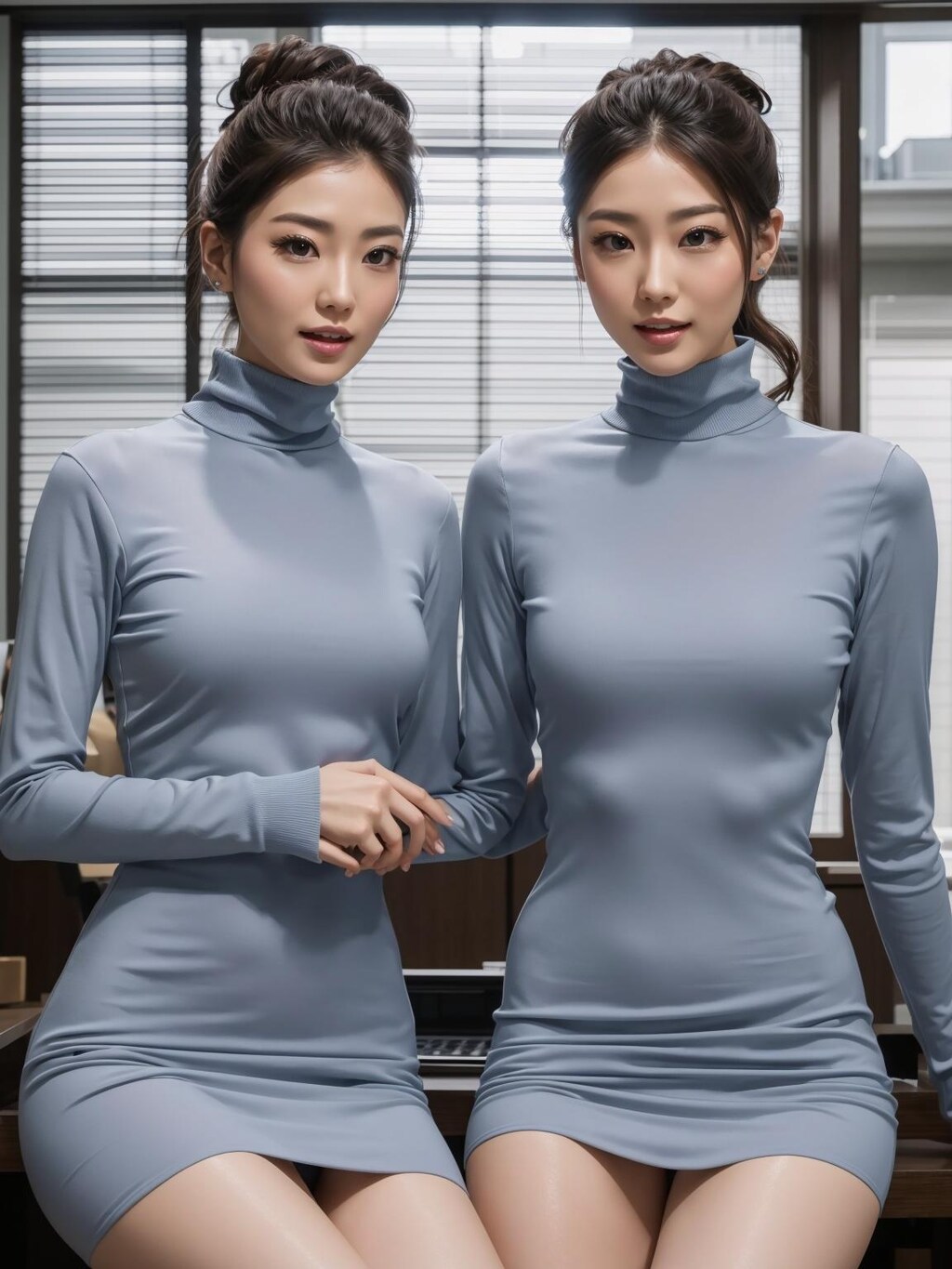 halterneck bodycon office ladies♫ 2