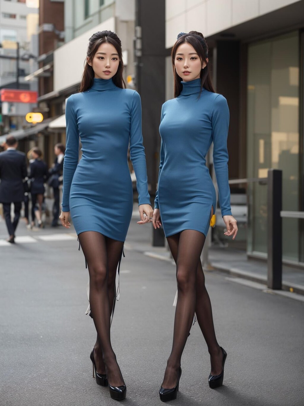 halterneck bodycon office ladies♫ 2