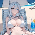 ビーチサイドにて 2枚目