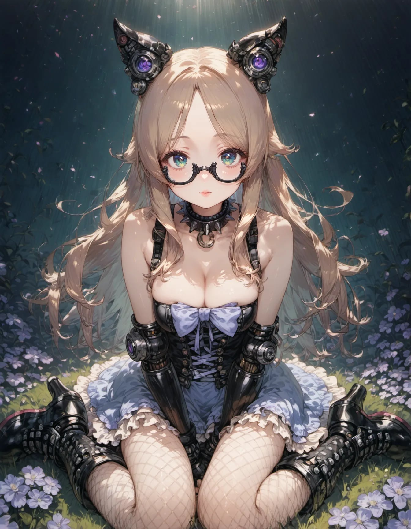Mechanical Violet Prayer | の人気AIイラスト・グラビア