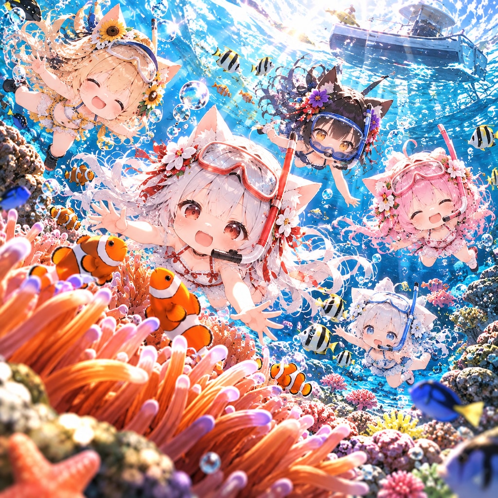 (水)54.「い」→「イソギンチャク」ネコモ