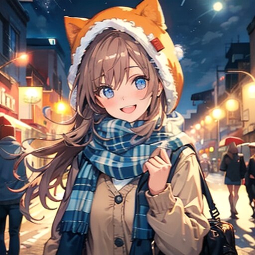 夜のデート | の人気AIイラスト・グラビア