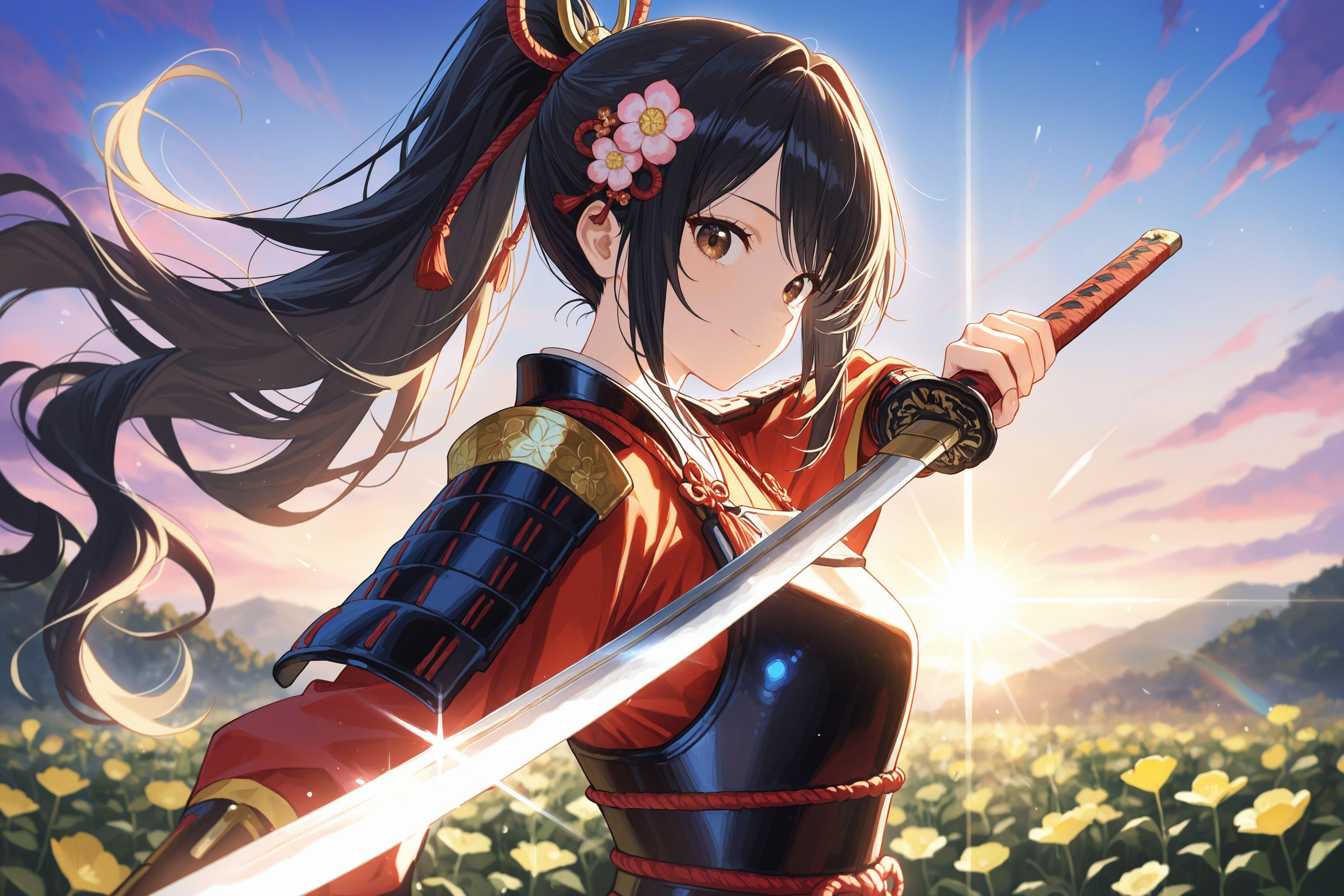 異世界の侍少女 | の人気AIイラスト・グラビア