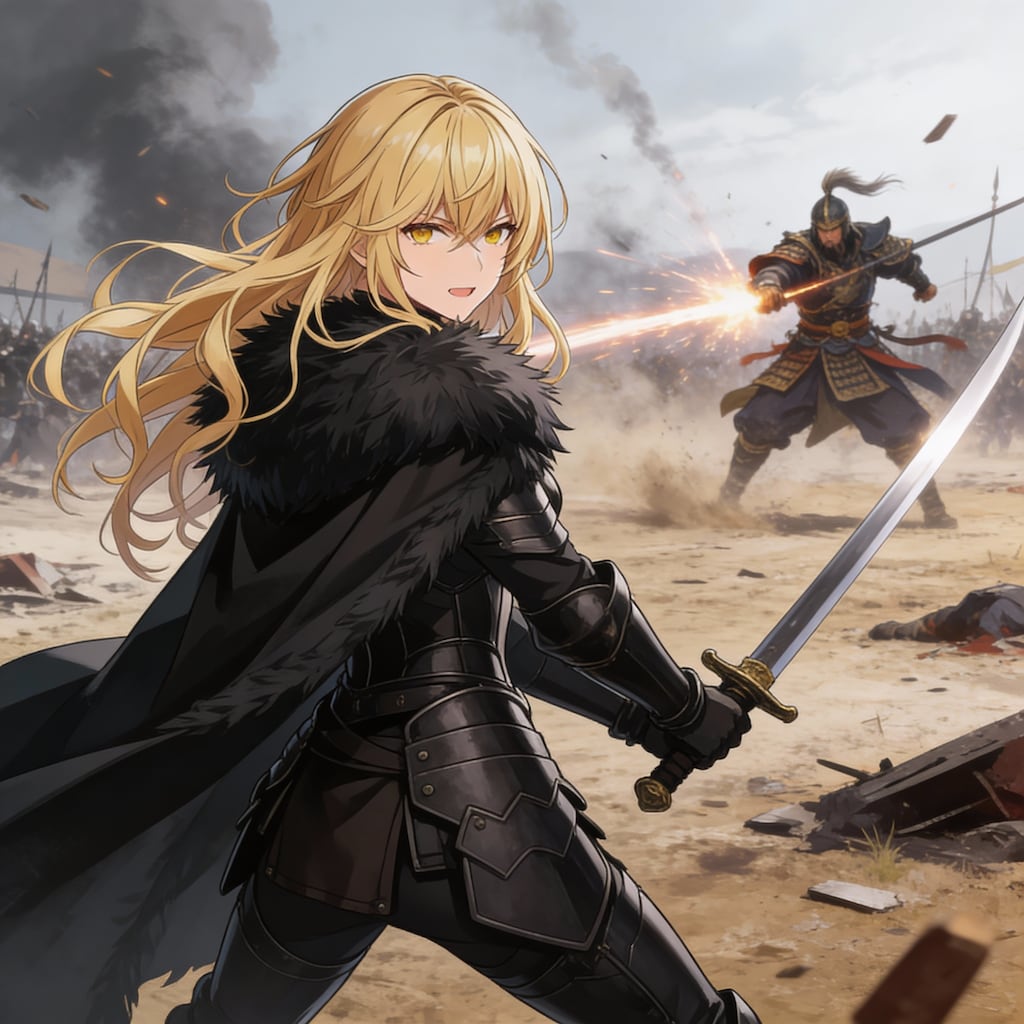 ブロンドの女騎士さん913