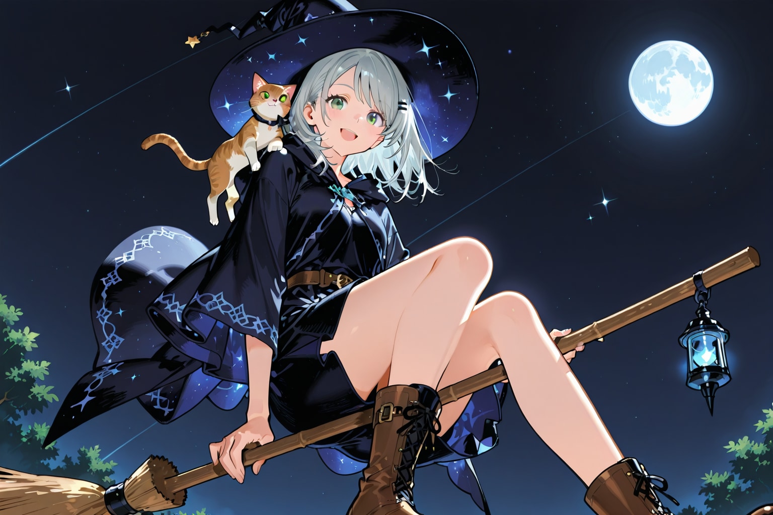 満月の夜は二人？で冒険✨ | の人気AIイラスト・グラビア