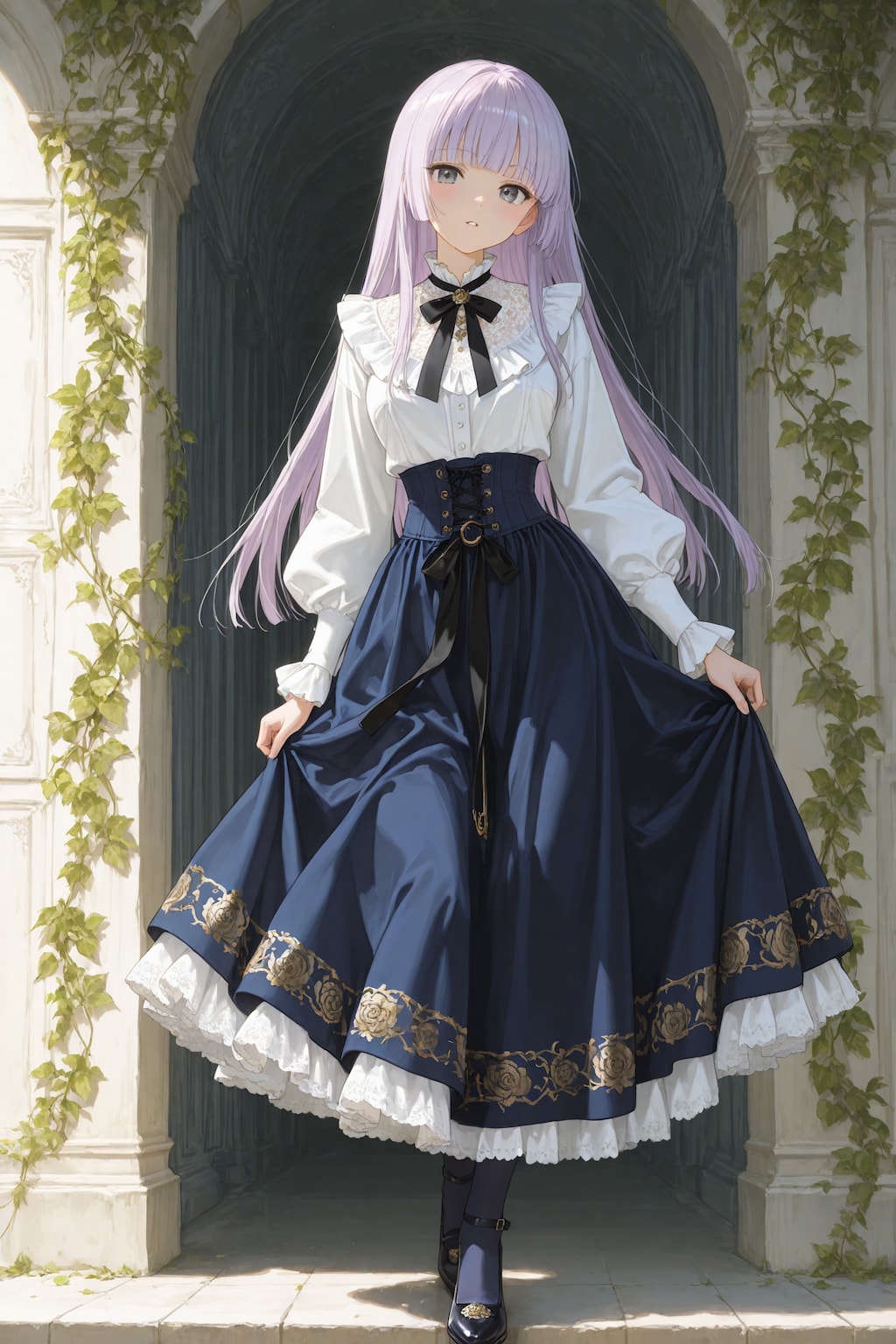 ヴィクトリア風衣装のオリキャラちゃん④