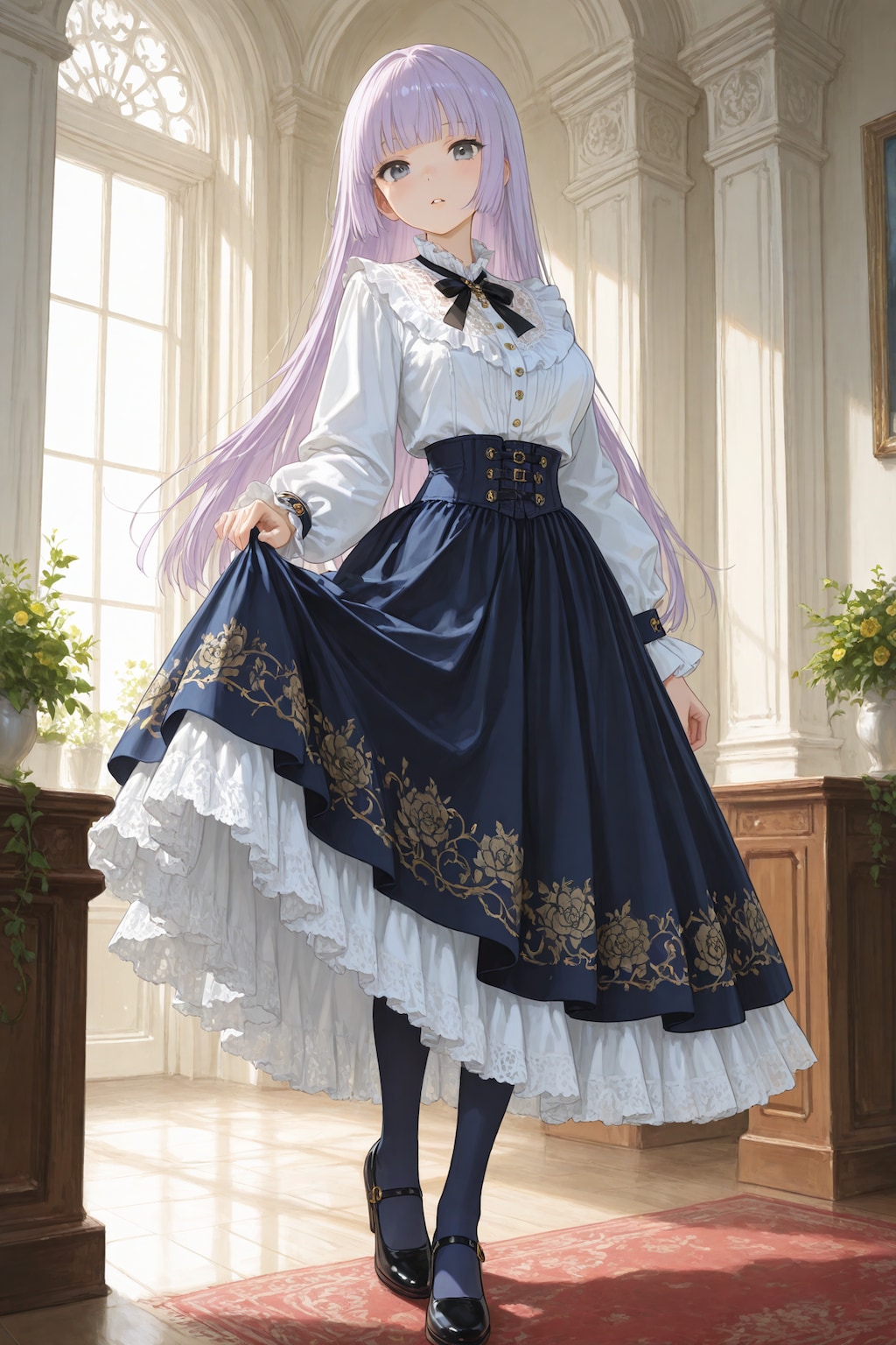 ヴィクトリア風衣装のオリキャラちゃん④