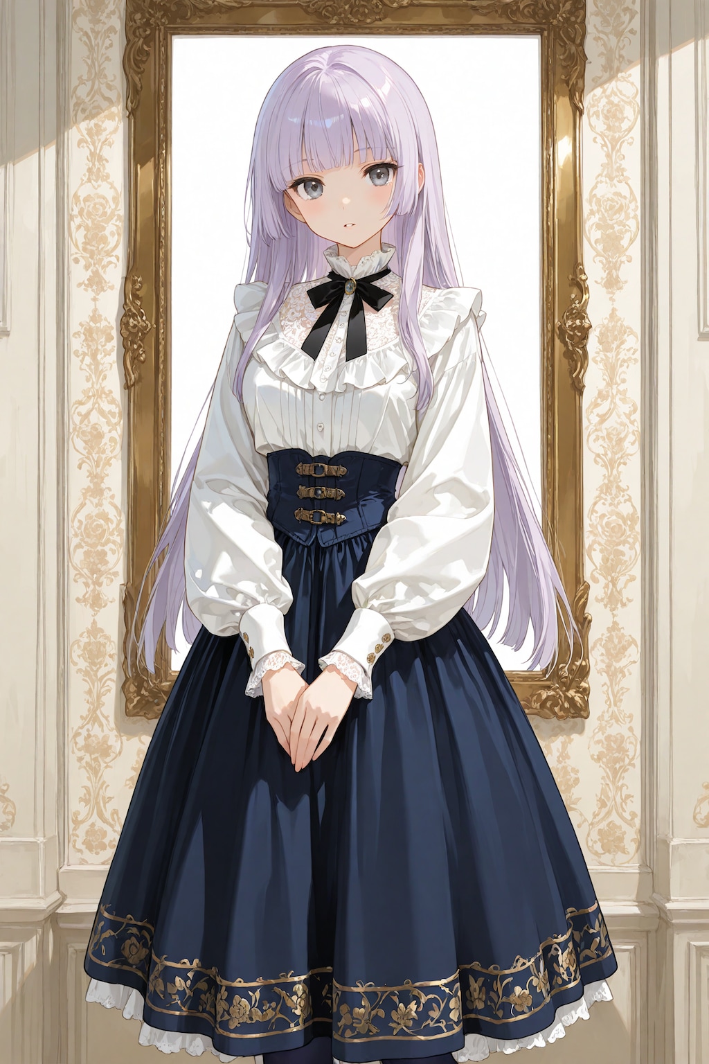 ヴィクトリア風衣装のオリキャラちゃん④