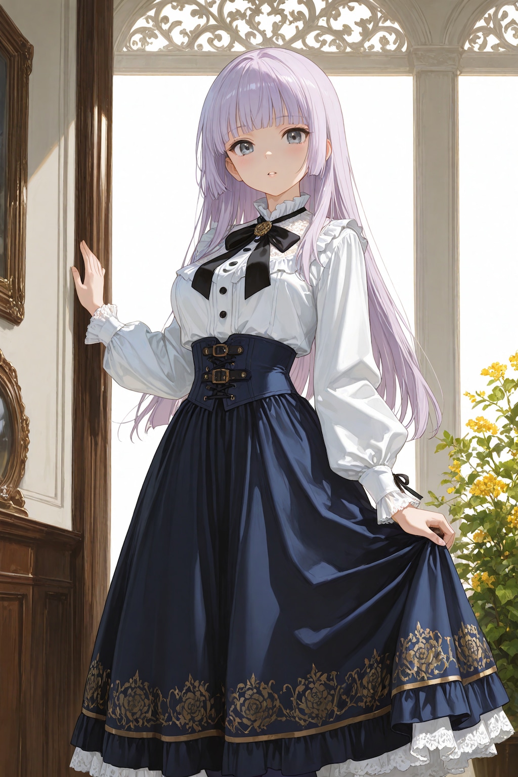 ヴィクトリア風衣装のオリキャラちゃん④