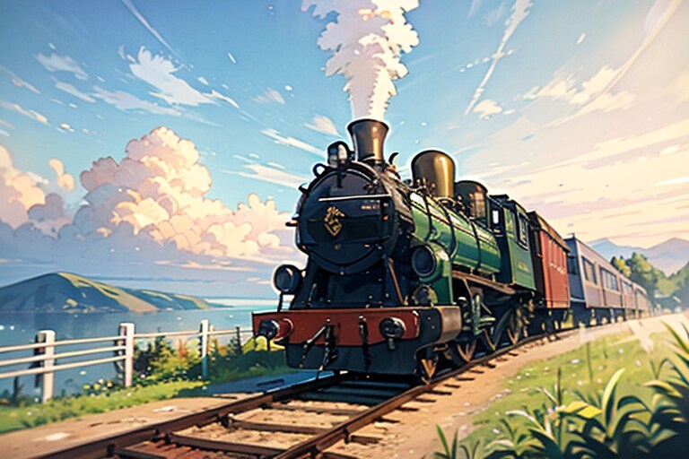 蒸気機関車 生成の試み | の人気AIイラスト・グラビア