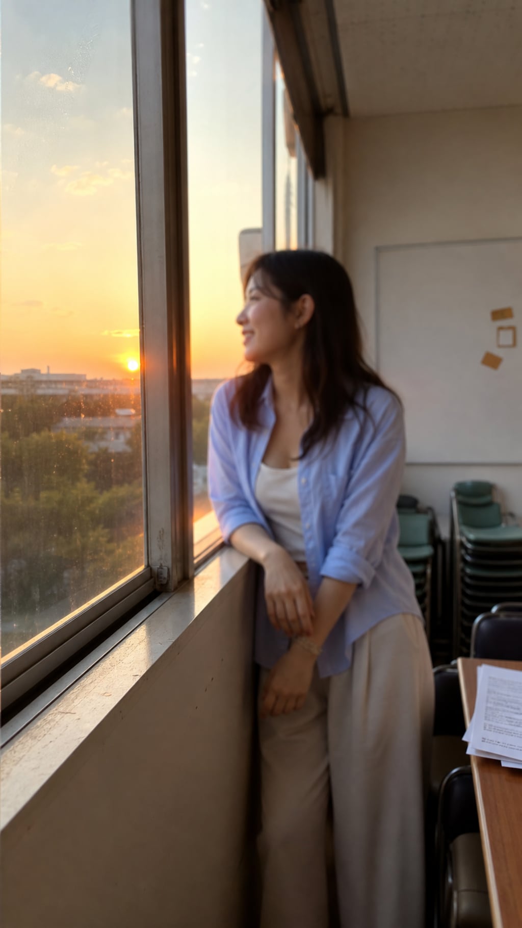 Sunset Through the Window