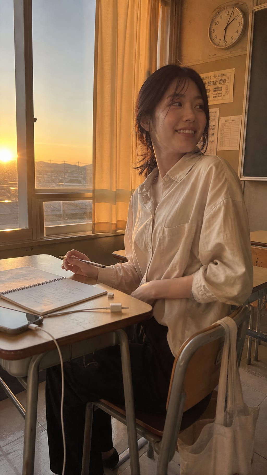Sunset Through the Window