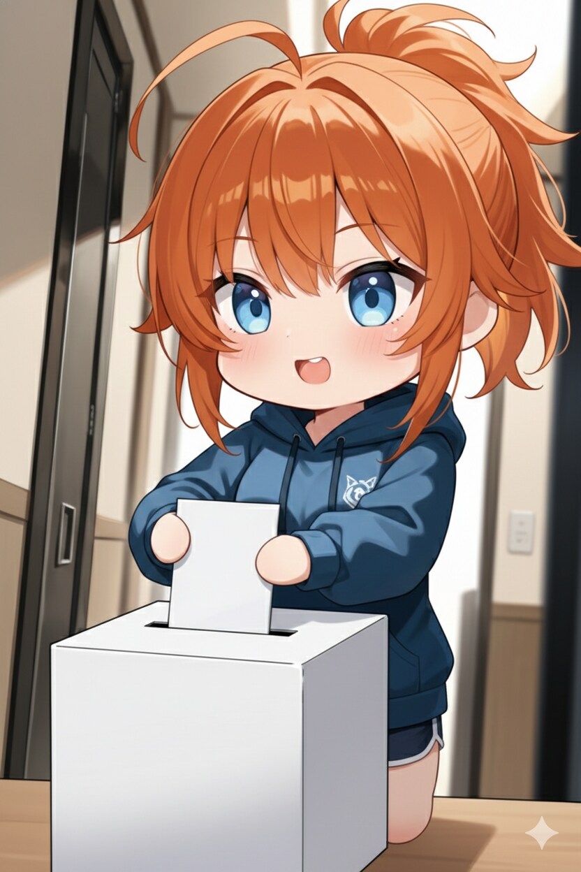 445 言いたい事は「選挙には行こうな？」なドヤ子 | の人気AIイラスト・グラビア