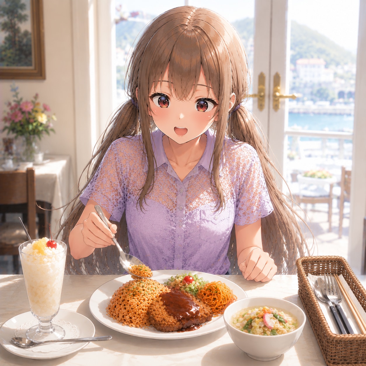 梢とランチ（５９）トルコライス、うまかよ！！