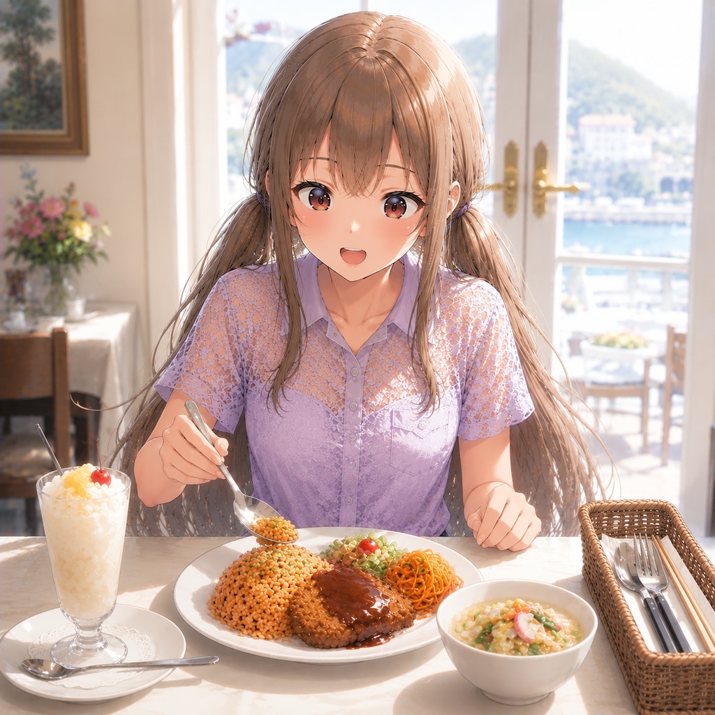 梢とランチ（５９）トルコライス、うまかよ！！