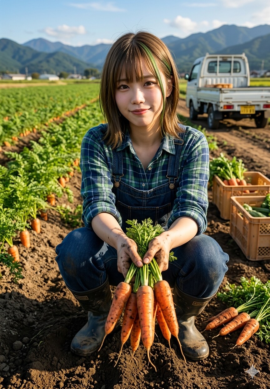 人参収穫！