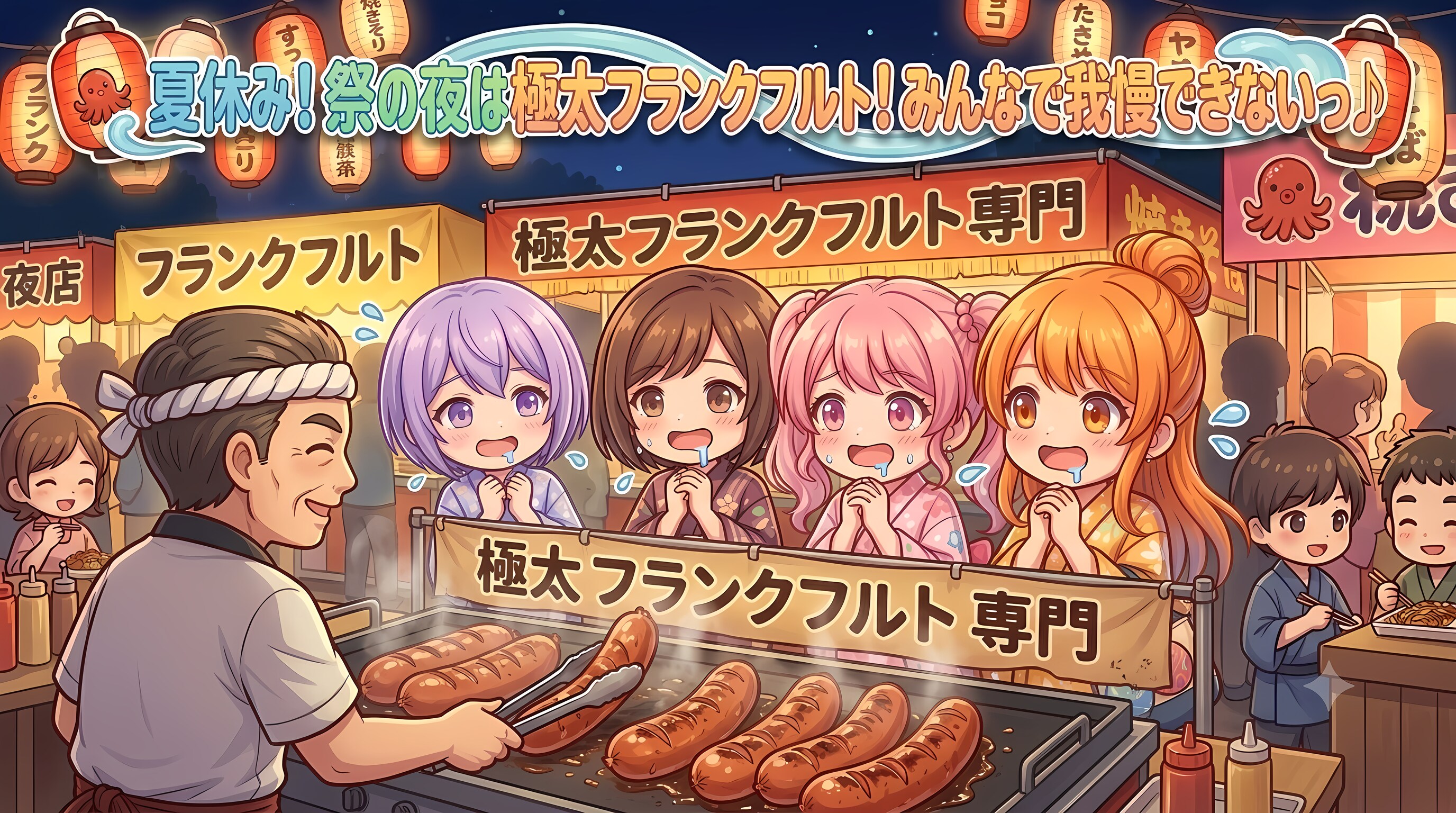今日の夏休み（極太フランクフルトにじゅるり２）