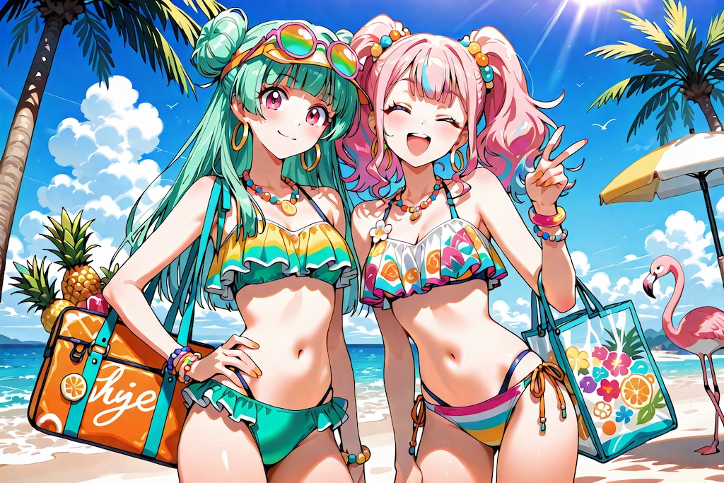 ギャル水着