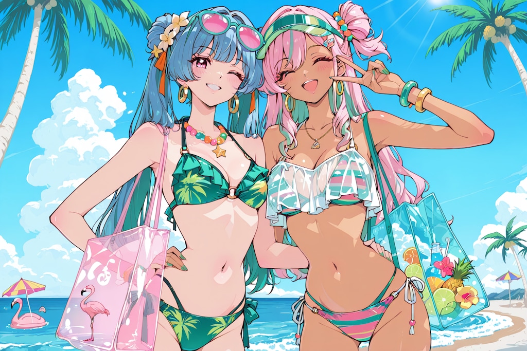 ギャル水着