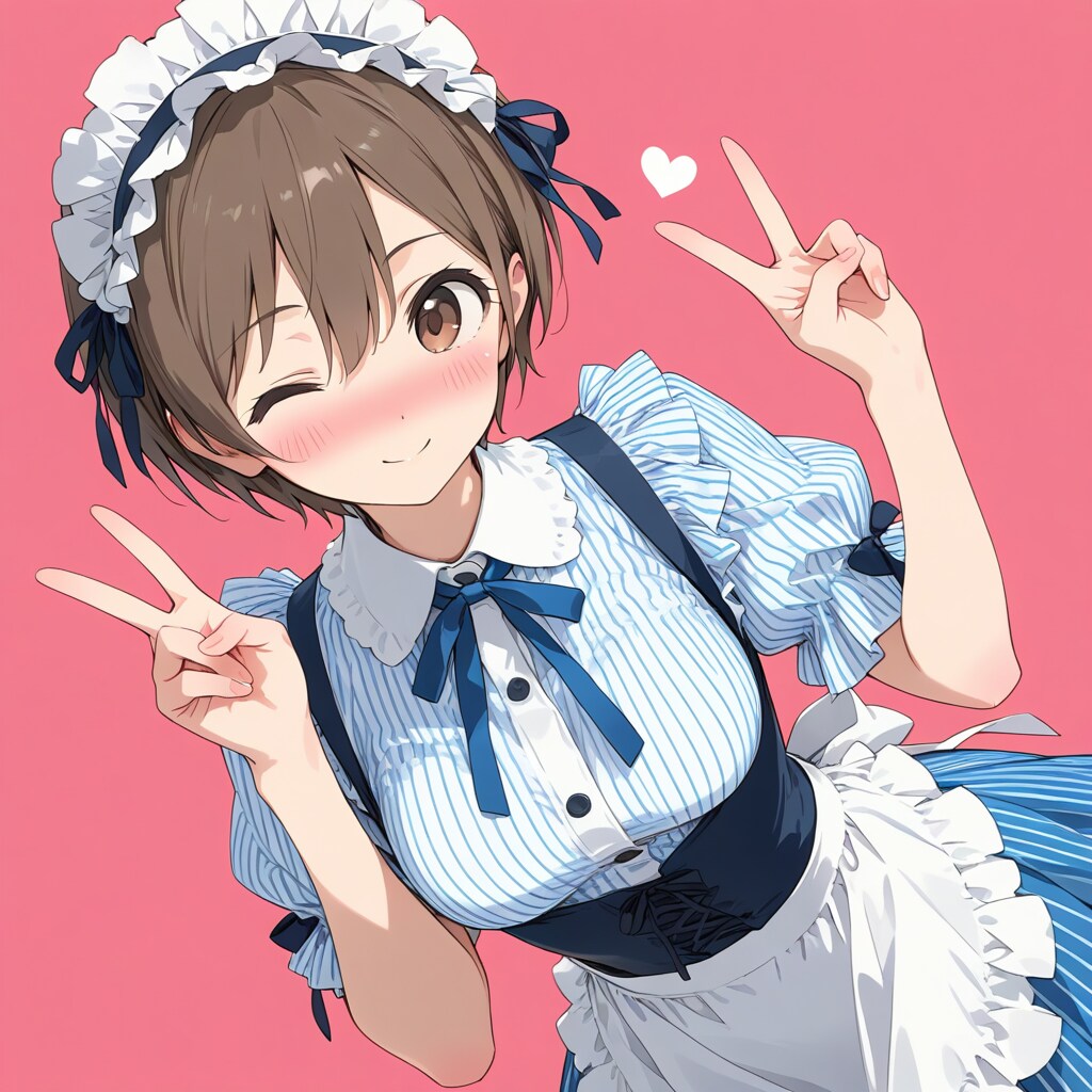 【MESS2登場記念】結衣ちゃんのはっぴーピース✌️✨ | の人気AIイラスト・グラビア