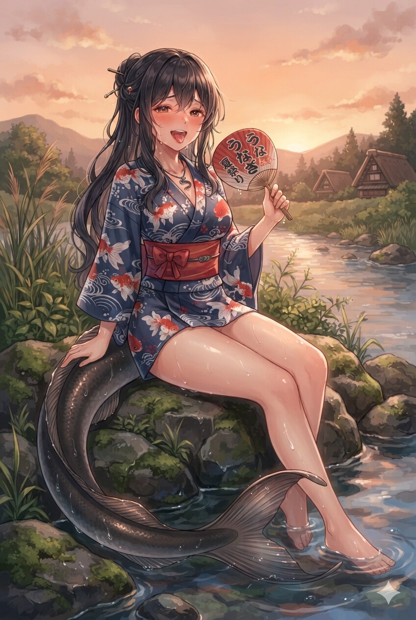 人魚(ウナギ)化失敗