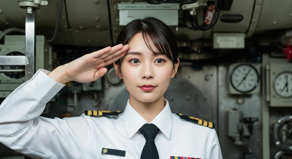 リケジョのハロウィンー潜水艦？