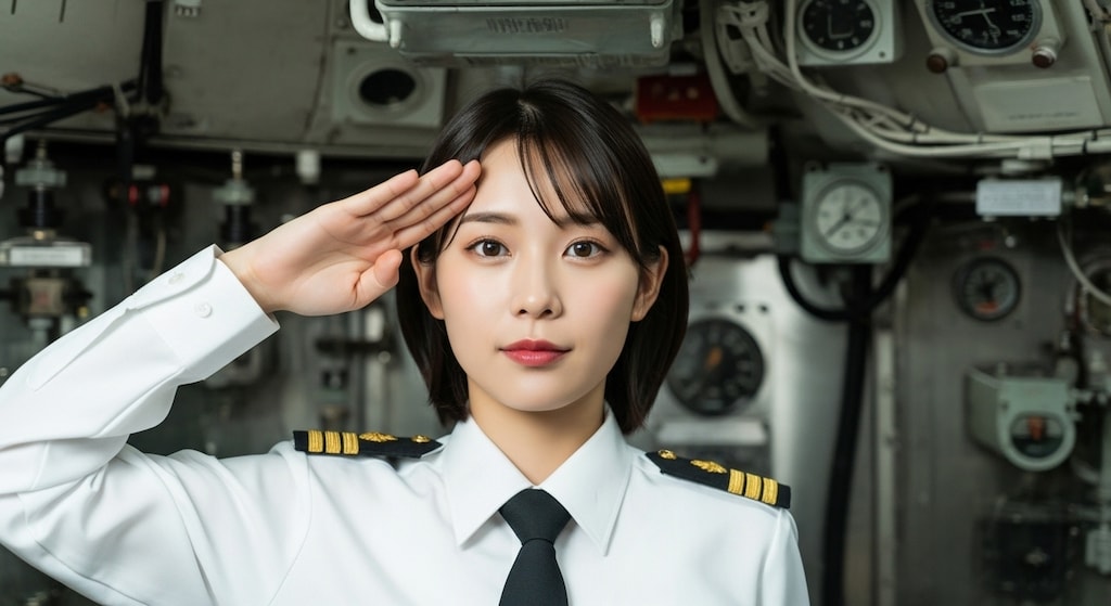 リケジョのハロウィンー潜水艦？